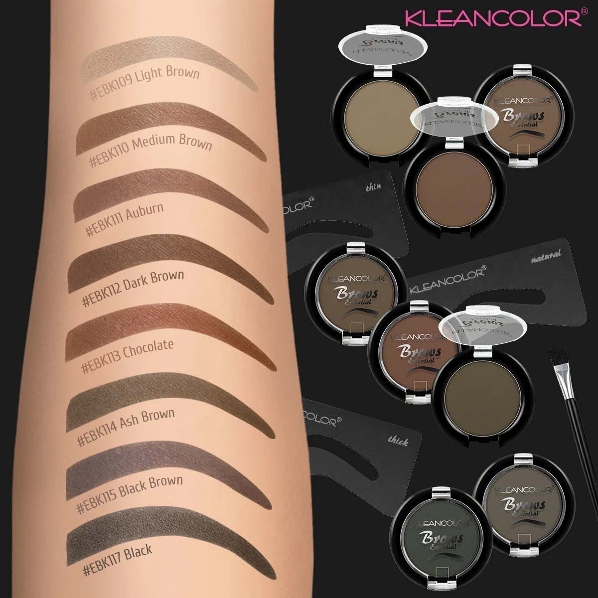 Kit de cejas KLEANCOLOR foto 1