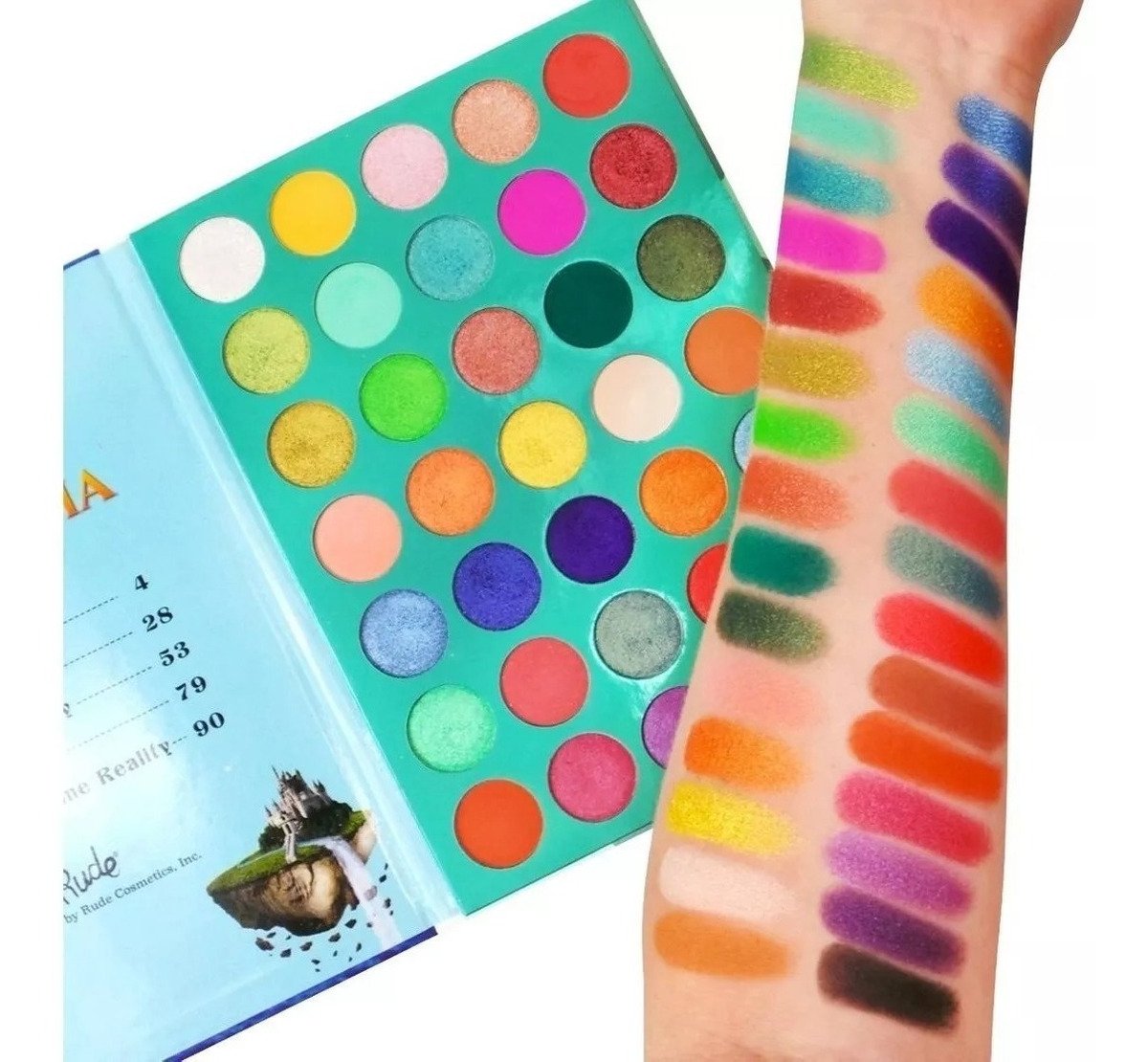 PALETA DE SOMBRA RUDE MERFANTASIA FOTO 2