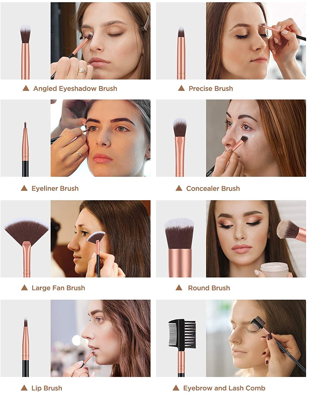 Set de 17 brochas marca SYNTUS FOTO 4