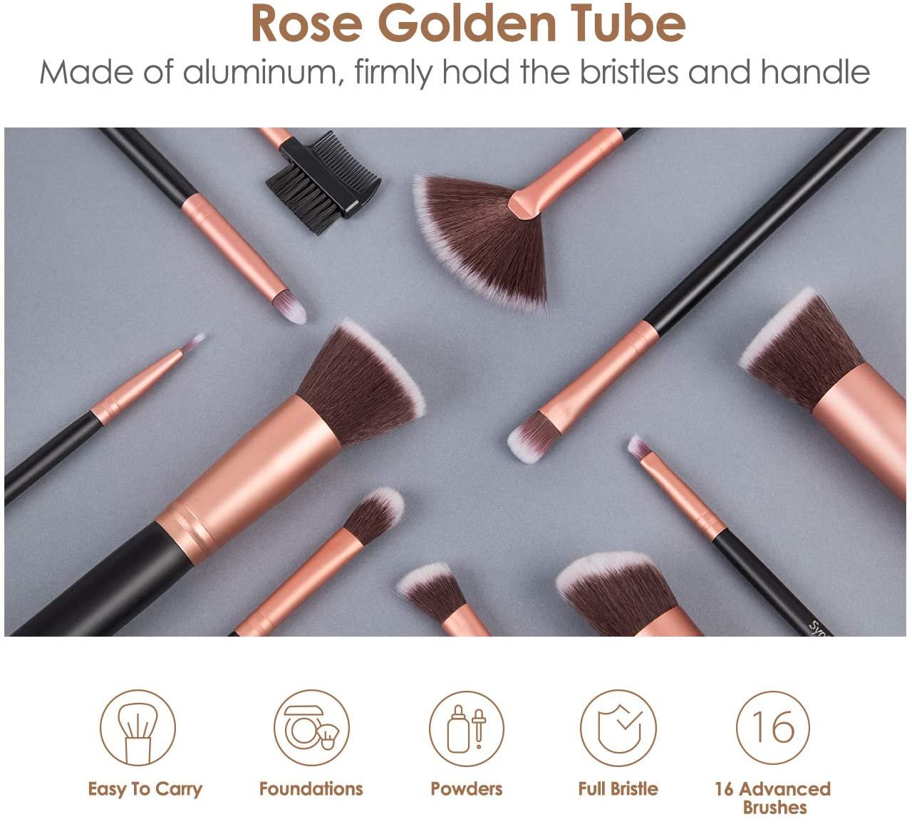 Set de 17 brochas marca SYNTUS FOTO 5