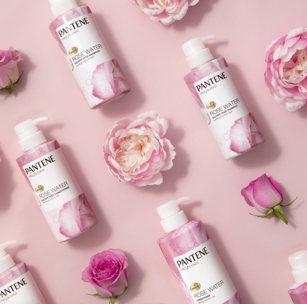 Pantene Rose Water Sulfate Free Shampoo FOTO 2