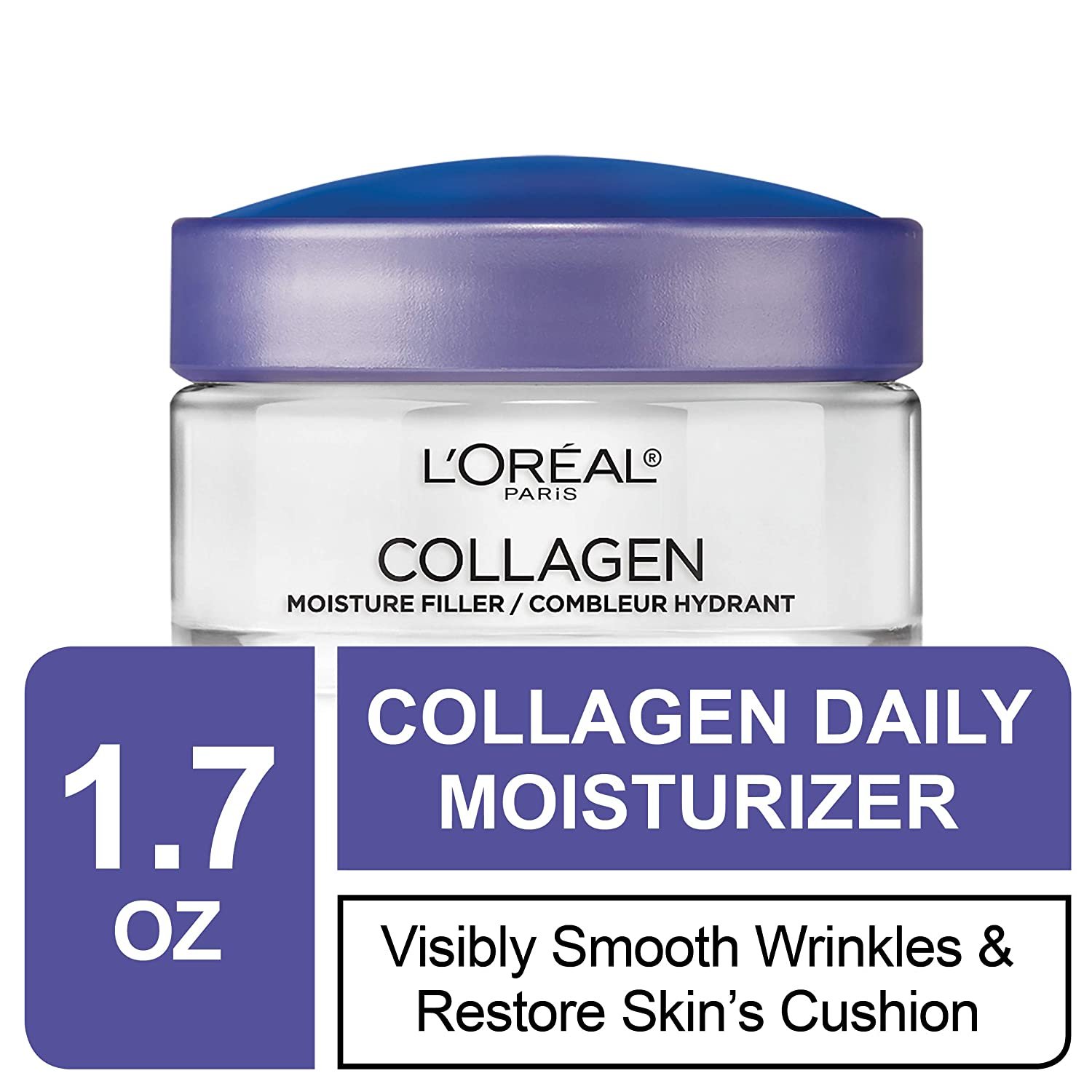 Crema humectante de dia y noche con colageno 1.7 onzas loreal4