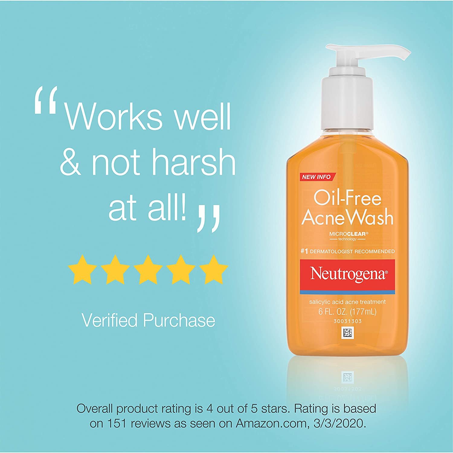 Limpiador Facial Oil-Free Acne Wash con Acido Salicilico8