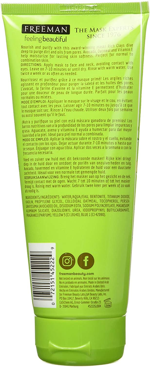 Mascarilla purificante de aguacate y avena2