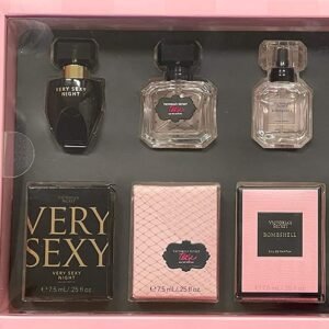 Set de 3 perfumes: Bombshell, Tease y Very Sexy 7.5 ml 0.25 oz cada uno de Victorias Secret