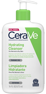 Limpiador facial hidratante en crema 473ml para piel normal a seca de CeraVe  - Mundo Compras C. A.